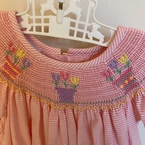 Smocked dress, size 4T
